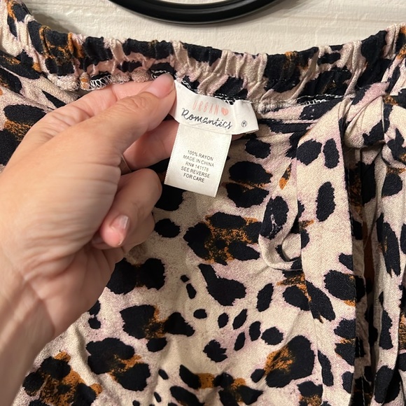 Urban Romantics wrap tie waist maxi skirt-animal print - Picture 2 of 2